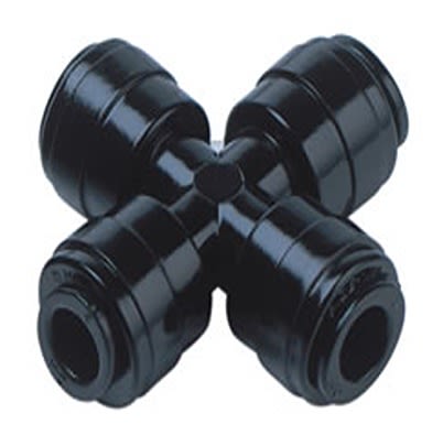 Norgren Pneufit D Series Push-in Fitting, Push In 10 mm to Push In 10 mm, Push-in Connection Style, D00901000 [D00901000]; 613-574
