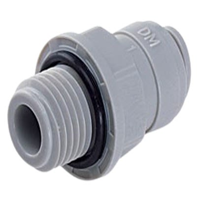 Norgren Pneufit D Series Push-in Fitting, Push In 1/4 in to G 1/8, Threaded Connection Style, D22250418 [D22250418]; 613-610