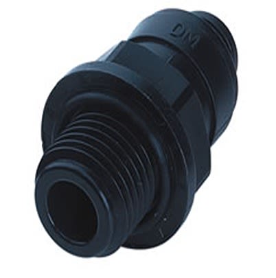 Norgren Pneufit D Series Push-in Fitting, Push In 4 mm to G 1/4, Threaded Connection Style, D02250428 [D02250428]; 613-624