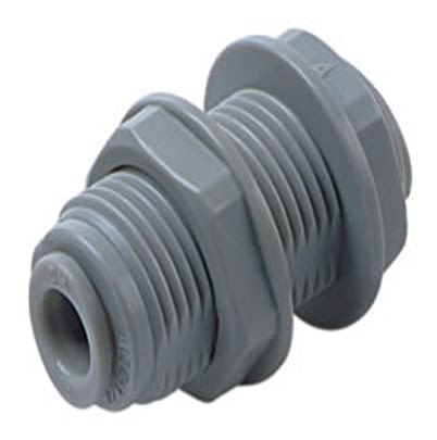 Norgren Pneufit D Series Push-in Fitting, Push In 3/8 in to Push In 3/8 in, Push-in Connection Style, D20290600 [D20290600]; 613-653