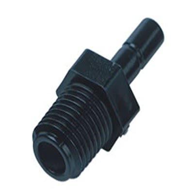 Norgren Pneufit D Series Push-in Fitting, Push In 6 mm to R 1/8, Threaded Connection Style, D01150618 [D01150618]; 613-747