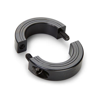 Ruland Shaft Collar, Two Piece, Clamp, Bore 38mm, OD 60mm, W 15mm, Steel [MSPB-38-F]; 613-804
