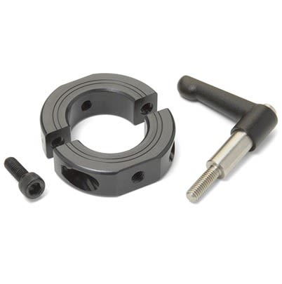 Ruland Shaft Collar, Two Piece, Clamp, Bore 30mm, OD 54mm, W 15mm, Steel [LV-OF-MSP-30-F]; 613-875