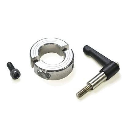 Ruland Shaft Collar, Two Piece, Clamp, Bore 15mm, OD 34mm, W 13mm, Aluminium [LV-MSP-15-A]; 614-138