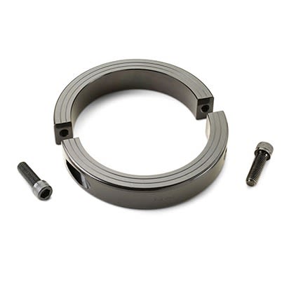 Ruland Shaft Collar, Two Piece, Clamp, Bore 140mm, OD 180mm, W 32mm, Steel [MSPH-140-F]; 614-174