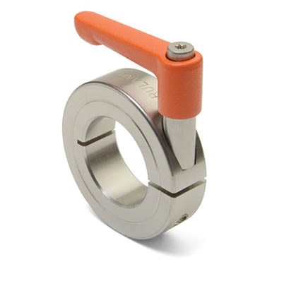 Ruland Shaft Collar, One Piece, Clamp, Bore 40mm, OD 60mm, W 15mm, Stainless Steel 316 [LVO-MCL-40-ST]; 614-262