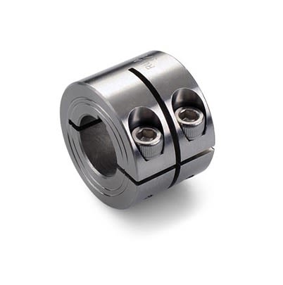 Ruland Shaft Collar, One Piece, Clamp, Bore 12mm, OD 28mm, W 23.6mm, 303 Stainless Steel [MWCLK-12-SS]; 614-264