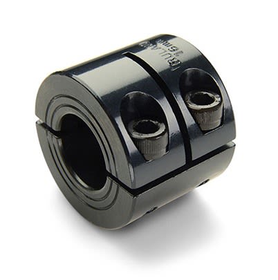 Ruland Shaft Collar, Two Piece, Clamp, Bore 6mm, OD 16mm, W 19.6mm, Steel [MWSP-6-F]; 614-493