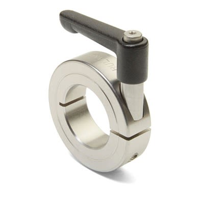Ruland Shaft Collar, One Piece, Clamp, Bore 25mm, OD 45mm, W 15mm, Stainless Steel 316 [LV-MCL-25-ST]; 614-689