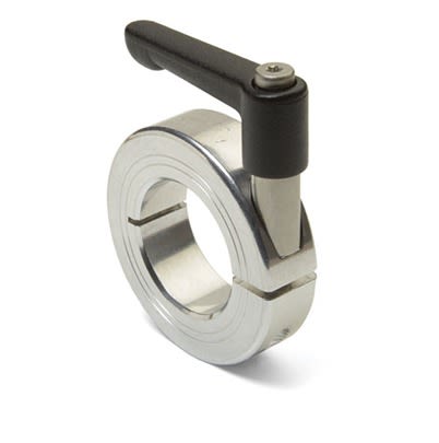 Ruland Shaft Collar, One Piece, Clamp, Bore 28mm, OD 48mm, W 15mm, Aluminium [LV-MCL-28-A]; 614-768