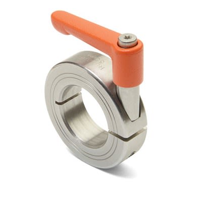 Ruland Shaft Collar, One Piece, Clamp, Bore 35mm, OD 57mm, W 15mm, 303 Stainless Steel [LVO-MCL-35-SS]; 614-928