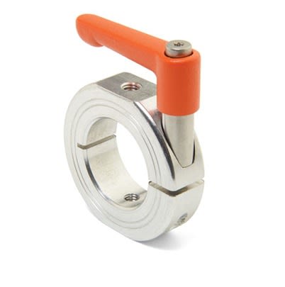 Ruland Shaft Collar, One Piece, Clamp, Bore 35mm, OD 57mm, W 15mm, Aluminium [LVO-OF-MCL-35-A]; 614-950