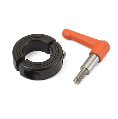Ruland Shaft Collar, Two Piece, Clamp, Bore 30mm, OD 54mm, W 15mm, Aluminium [LVO-MSP-30-AN]; 615-435