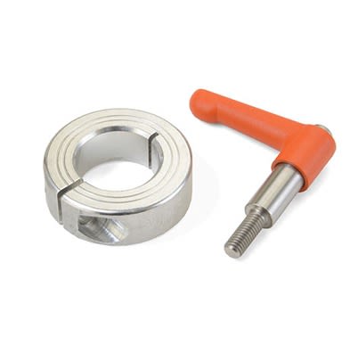 Ruland Shaft Collar, One Piece, Clamp, Bore 17mm, OD 36mm, W 13mm, Aluminium [LVO-MCL-17-A]; 615-531