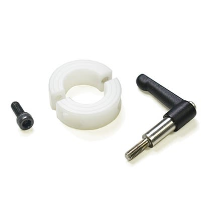 Ruland Shaft Collar, Two Piece, Clamp, Bore 15mm, OD 34mm, W 13mm, Plastic [LVO-MSP-15-P]; 615-664