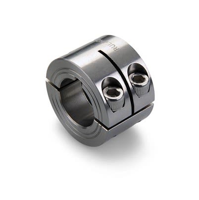 Ruland Shaft Collar, One Piece, Clamp, Bore 12mm, OD 28mm, W 23.6mm, 303 Stainless Steel [MWSPK-12-SS]; 615-918