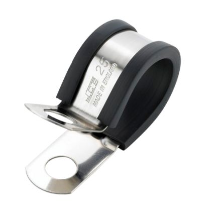 JCS 8mm Black, Stainless Steel 304 P Clip [PNSH8BG]; 616-276