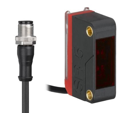 Leuze Retroreflective Photoelectric Sensor, Rectangular Sensor, 0.02 → 5 m Detection Range [PRK5B/4X-200-M12]; 616-348