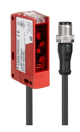 Leuze Diffuse Reflection Photoelectric Sensor, Rectangular Sensor, 0.005 → 3 m Detection Range [HT46C/4P-200-M12]; 616-364
