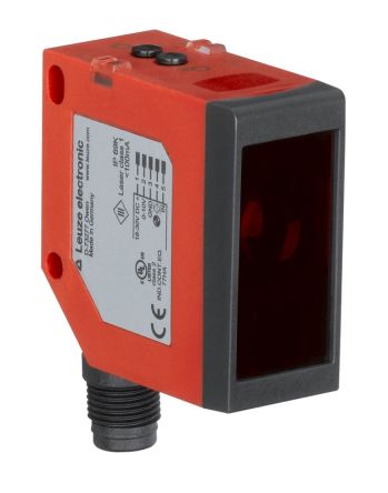 Leuze Diffuse Reflection Photoelectric Sensor, Rectangular Sensor, 0 → 5 m Detection Range IO-LINK [HT110L1.3/L6T-M12]; 616-385