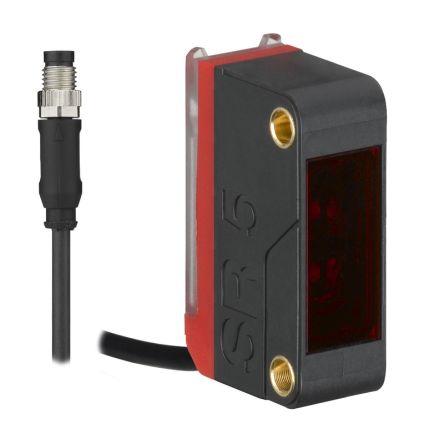 Leuze Retroreflective Photoelectric Sensor, Rectangular Sensor, 0.02 → 5 m Detection Range [PRK5B/4X-600-M8]; 616-417