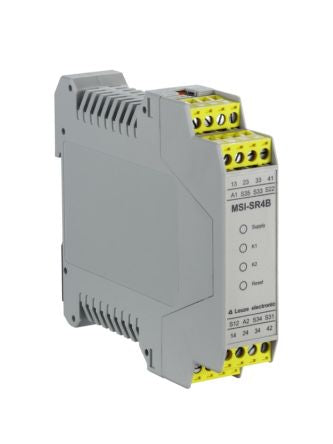 Leuze MSI-SR4B Safety Relay 24V 1 Safety Contacts [MSI-SR4B-01]; 616-439