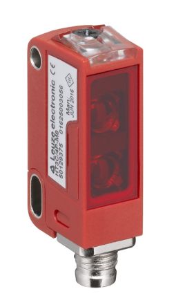 Leuze Diffuse Reflection Photoelectric Sensor, Rectangular Sensor, 0.005 → 0.2 m Detection Range [HT3C.S/4P-M8]; 616-455