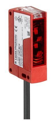 Leuze Diffuse Reflection Photoelectric Sensor, Rectangular Sensor, 0.005 → 3 m Detection Range [HT46CI/4P]; 616-458