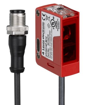 Leuze Diffuse Reflection Photoelectric Sensor, Rectangular Sensor, 0 → 1.3 m Detection Range [HT25CI/4P-200-M12]; 616-491