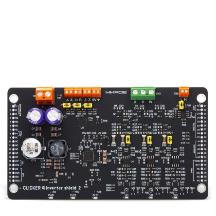 MikroElektronika Clicker 4 Inverter Shield 2 Sensor Add-On Board Add On Board for ClickID Industrial [MIKROE-5727]; 616-988