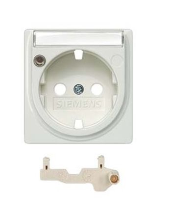 Siemens DELTA White Plug Socket, 16A, Schuko [5UH1310]; 617-084