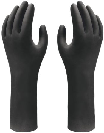 Showa Showa Black Nitrile Anti-Static Work Gloves, Size S, Uncoated Coating [SHO7565]; 617-137