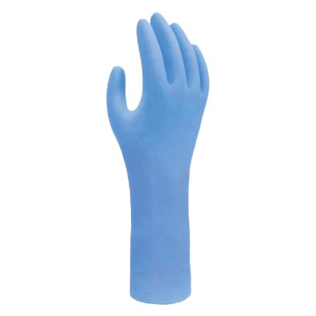 Showa Showa Blue Nitrile Anti-Static Work Gloves, Size L, Uncoated Coating [SHO7545]; 617-146