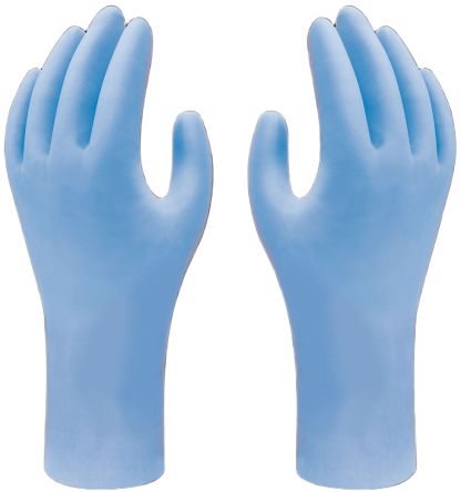 Showa Showa Blue Nitrile Anti-Static Work Gloves, Size XXL, Uncoated Coating [SHO7500]; 618-008