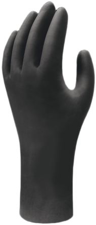 Showa Showa Black Nitrile Anti-Static Work Gloves, Size XL, Uncoated Coating [SHO6112]; 618-012