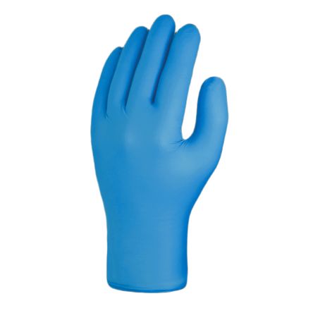 Skytec EMG460 Blue Nitrile Anti-Static Work Gloves, Size M, Uncoated Coating [EMG00460D]; 618-059