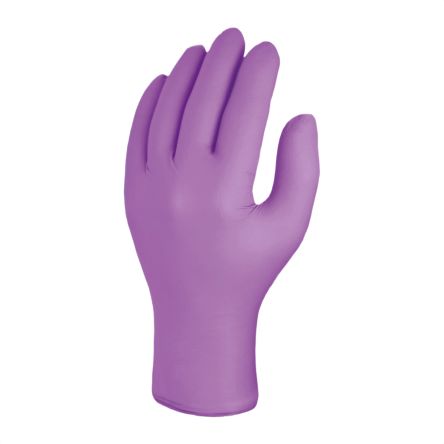 Skytec SKYIRIS Purple Powder-Free Nitrile Disposable Gloves, Size S, 10Gloves per Pack [SKYIRIS]; 618-149