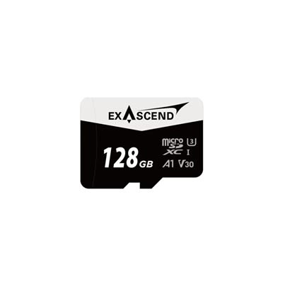 Exascend 128 GB MicroSD SD Card, UHS-1 [EX128GUSDA1]; 618-580