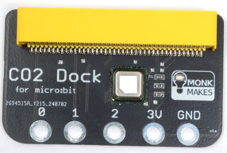 Monk Makes CO2 Dock Sensor Board for SKU00103 Micro Bit [SKU00103]; 618-678