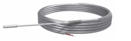 Emko PT1000 Temperature Sensor, 3mm Dia, 100mm Long, +400°C Max [RTMS-M03-L100-K02 (1000)]; 618-830