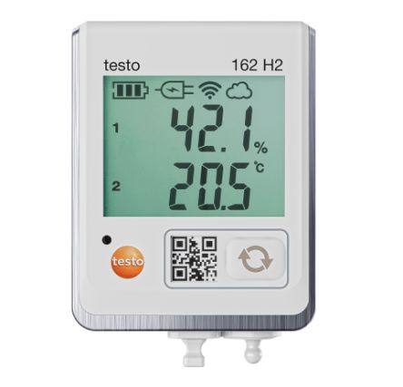 Testo TESTO 162 H2 Temperature & Humidity Data Logger Data Logger, Wi-Fi, 1 Input Channel(s) [0572 1625]; 619-116