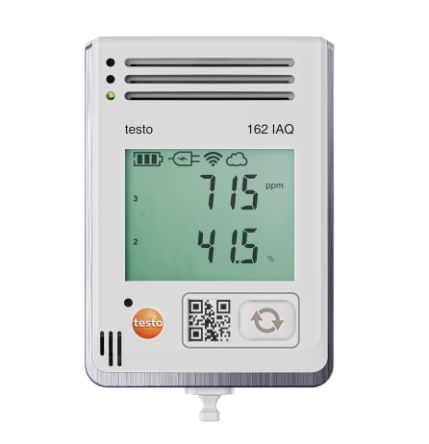 Testo TESTO 162 IAQ Temperature & Humidity Data Logger Data Logger, Wi-Fi, 1 Input Channel(s) [0572 1626]; 619-122