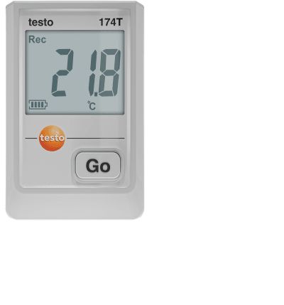 Testo TESTO 174 T MINI Temperature Data Logger Data Logger, USB 2.0, 1 Input Channel(s) [0572 1740 01]; 619-135