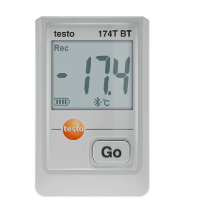 Testo TESTO 174 T BT Temperature Data Logger Data Logger, Bluetooth, 1 Input Channel(s) [0572 1742 01]; 619-151