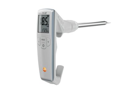 Testo 0563 0102 Surface Digital Thermometer for Temperature measurement Use, General Probe, 1 Input(s), +200°C Max, ± 2 [0563 0102]; 619-177