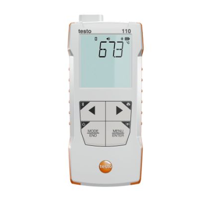 Testo TESTO 110 Digital Digital Thermometer for Temperature measurement Use, General Probe, 1 Input(s), +800°C Max, 0.3 [0563 0111]; 619-179