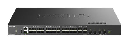 D-Link 10G Layer 3 Stackable Managed SFP+ Switch with 4 x 10/25G SFP28 ports, Managed 32 Port Network Switch, EU [DXS-3410-32SY/E]; 619-665