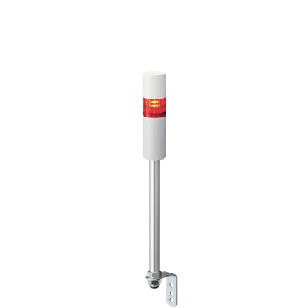 Patlite LR5 Series Red Buzzer Signal Tower, 1 Lights, 24 V dc, Pole Mount [LR5-102LEBW-R]; 621-234