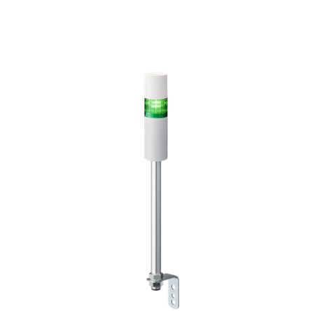 Patlite LR5 Series Green Buzzer Signal Tower, 1 Lights, 24 V dc, Pole Mount [LR5-102LEBW-G]; 621-235