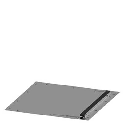 Siemens 8PQ2308 Series Sheet Steel Roof Plate, 26mm H, 800mm W, 800mm L for Use with SIVACON S4 [8PQ2308-8BA03]; 621-289